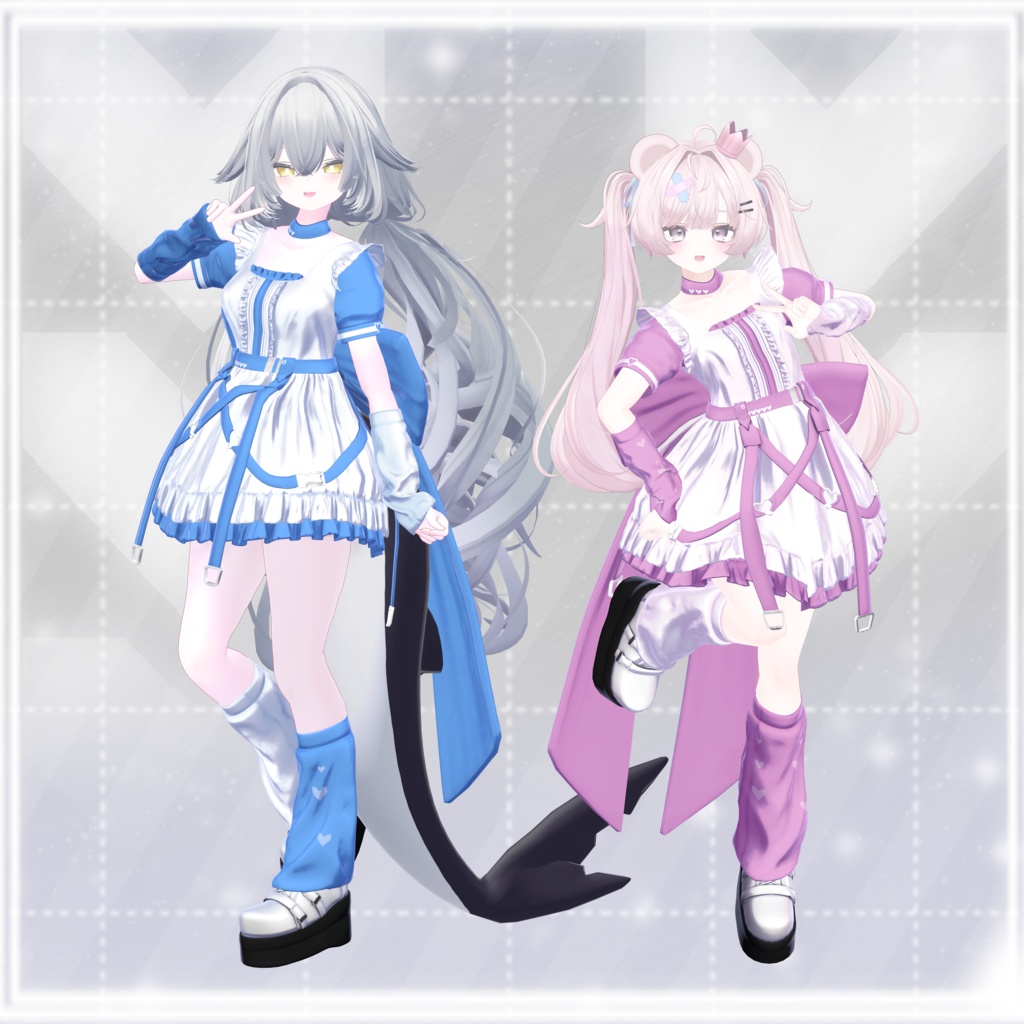 【8アバター対応】LamentaDoll【VRChat向け衣装】