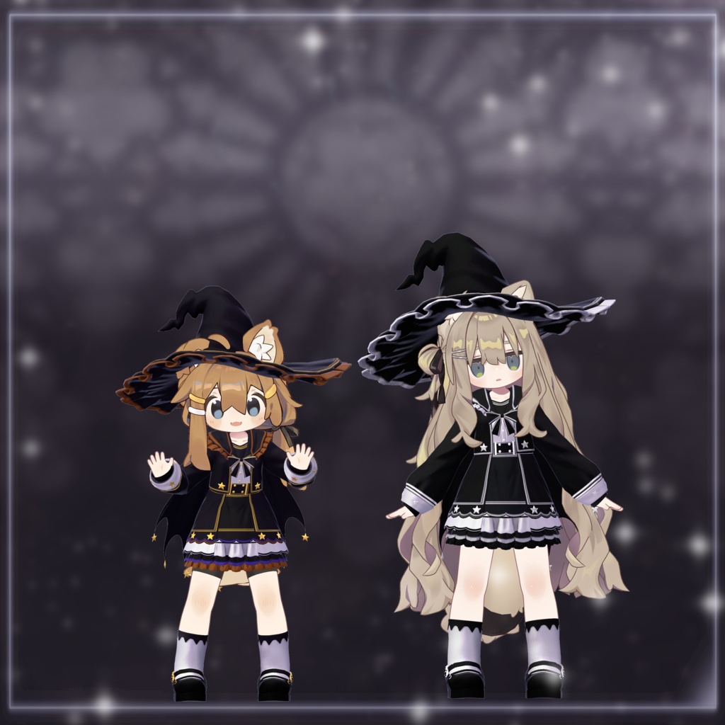 【8アバター&まめふれんず対応】StarlitWitch【VRChat向け衣装】