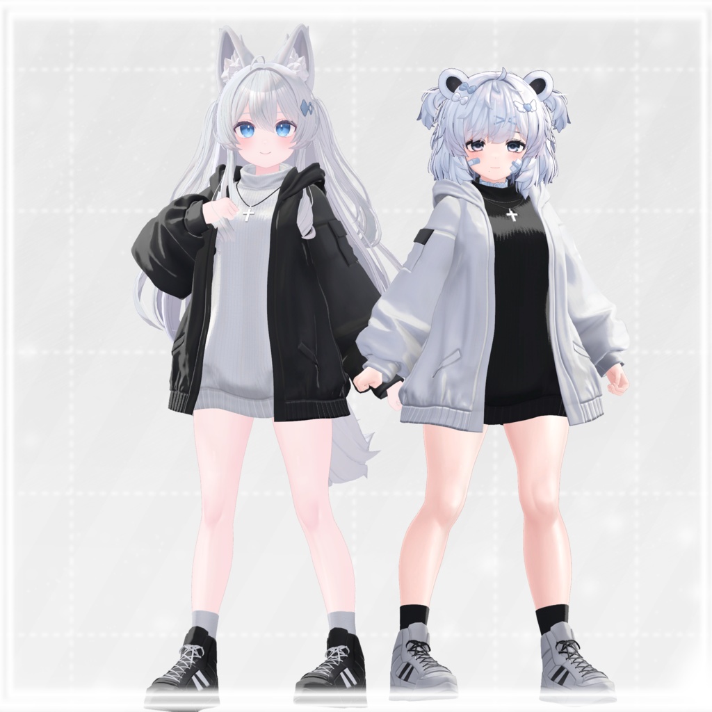 【発売記念セール】【10アバター対応】LayeredMonochrome【VRChat向け衣装】