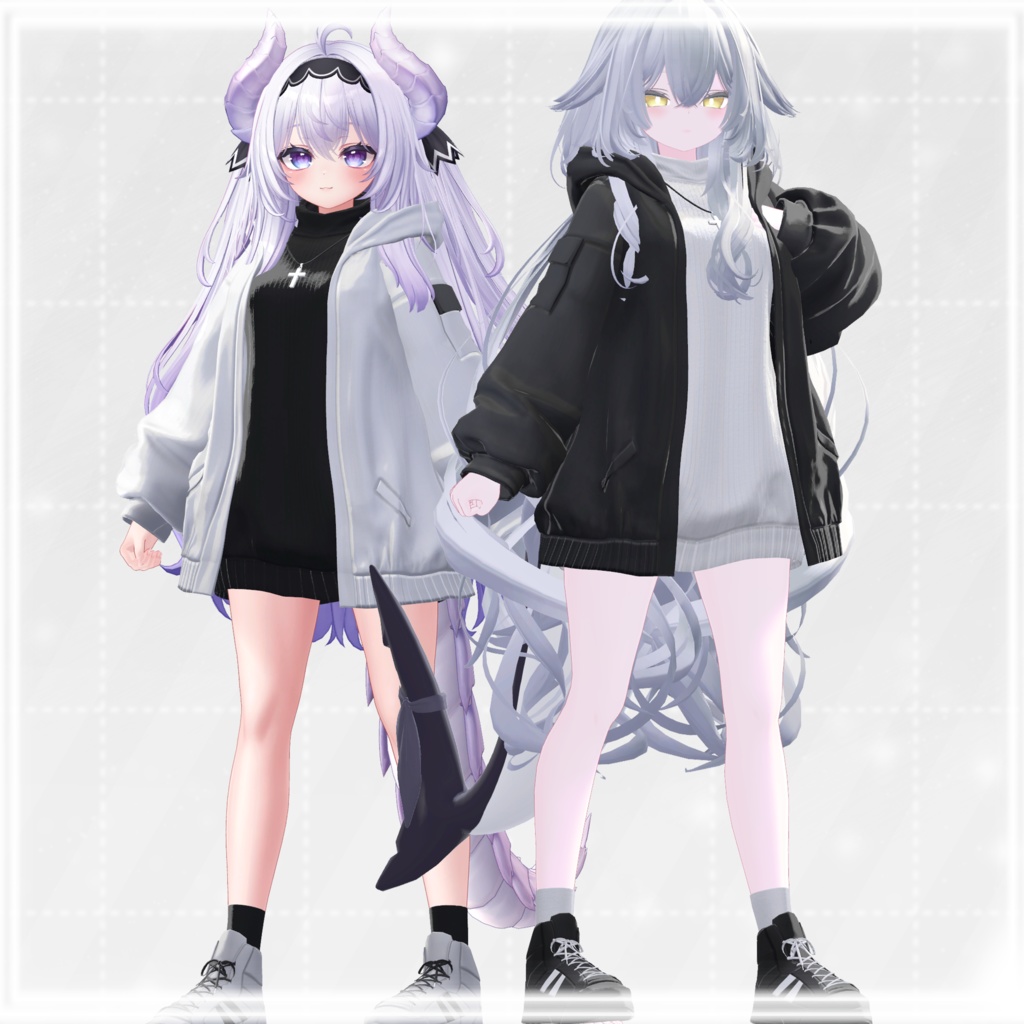 【発売記念セール】【10アバター対応】LayeredMonochrome【VRChat向け衣装】