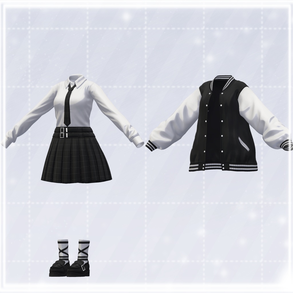 【発売記念セール中】【8アバター対応】AfterVarsity【VRChat向け衣装】