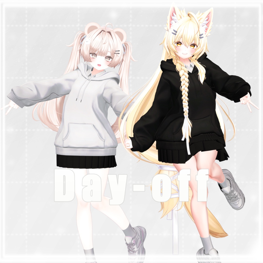 【発売記念セール中】【9アバター対応】Day-off【VRChat向け衣装】