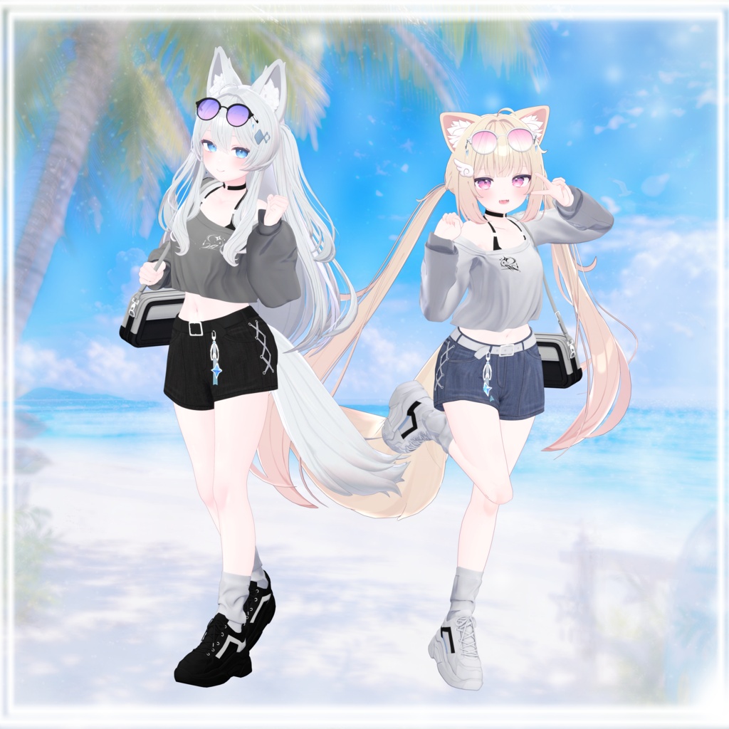 【発売記念セール中】【9アバター対応】SummerTimeStella【VRChat向け衣装】