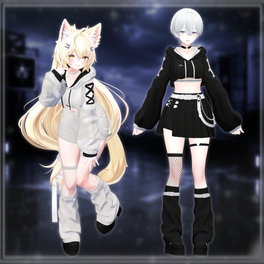 【発売記念セール中】【10アバター対応】NOXEAL【VRChat向け衣装】