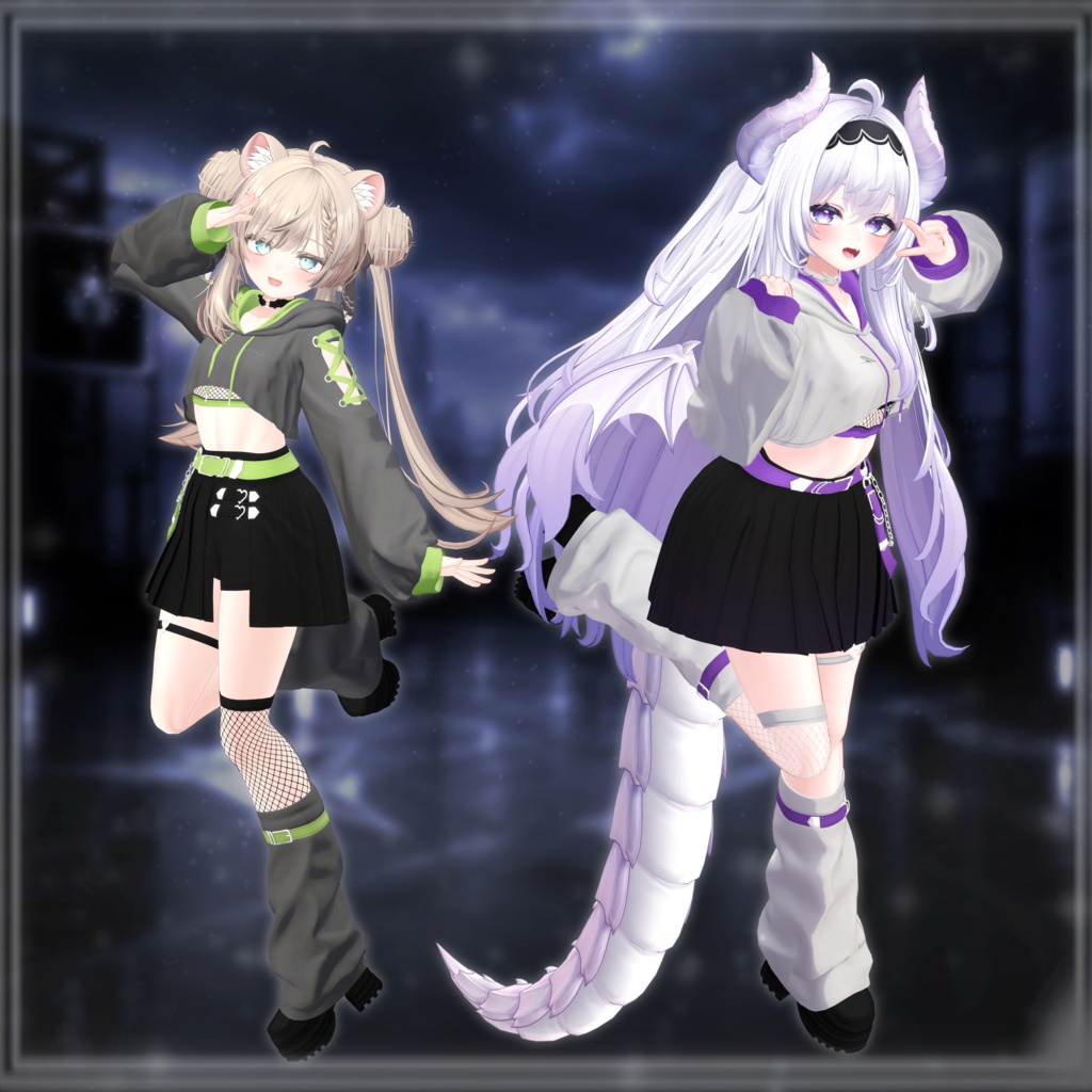 【発売記念セール中】【10アバター対応】NOXEAL【VRChat向け衣装】
