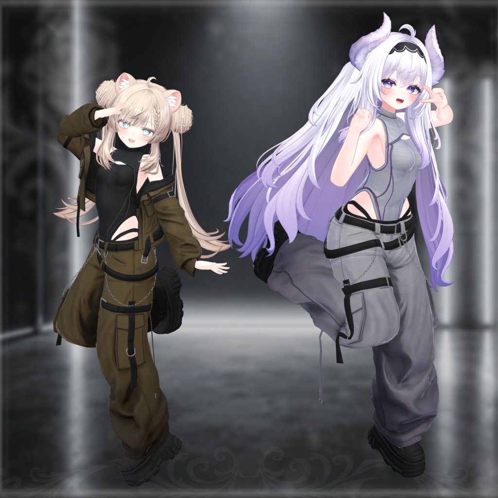 【10アバター対応】REBELDROP【VRChat向け衣装】