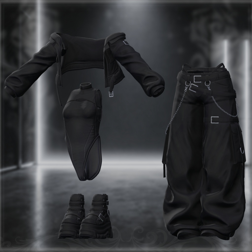 【10アバター対応】REBELDROP【VRChat向け衣装】