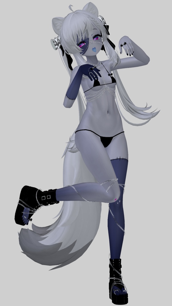 【マヌカ (Manuka)】 継ぎ接ぎちゃん! - Texture set -