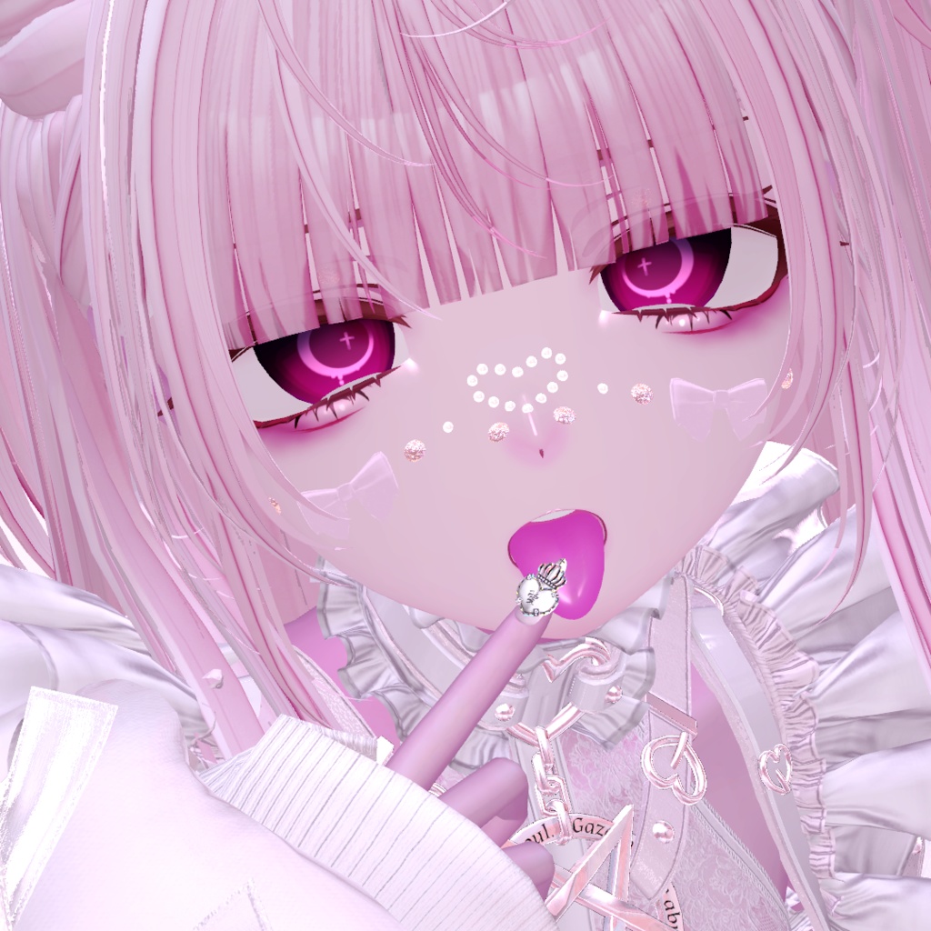 【マヌカ (Manuka)】 桃色地雷ちゃん! - Texture and FaceJewelry -