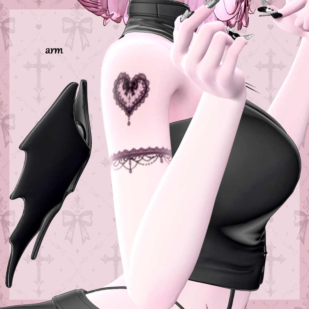 【ミルティナ(Milltina)】病みかわタトゥー! - Tattoo set -