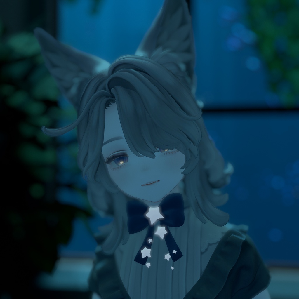 【SALE~4/6】星屑リボンアクセ【カラバリ自由☆VRChat想定】