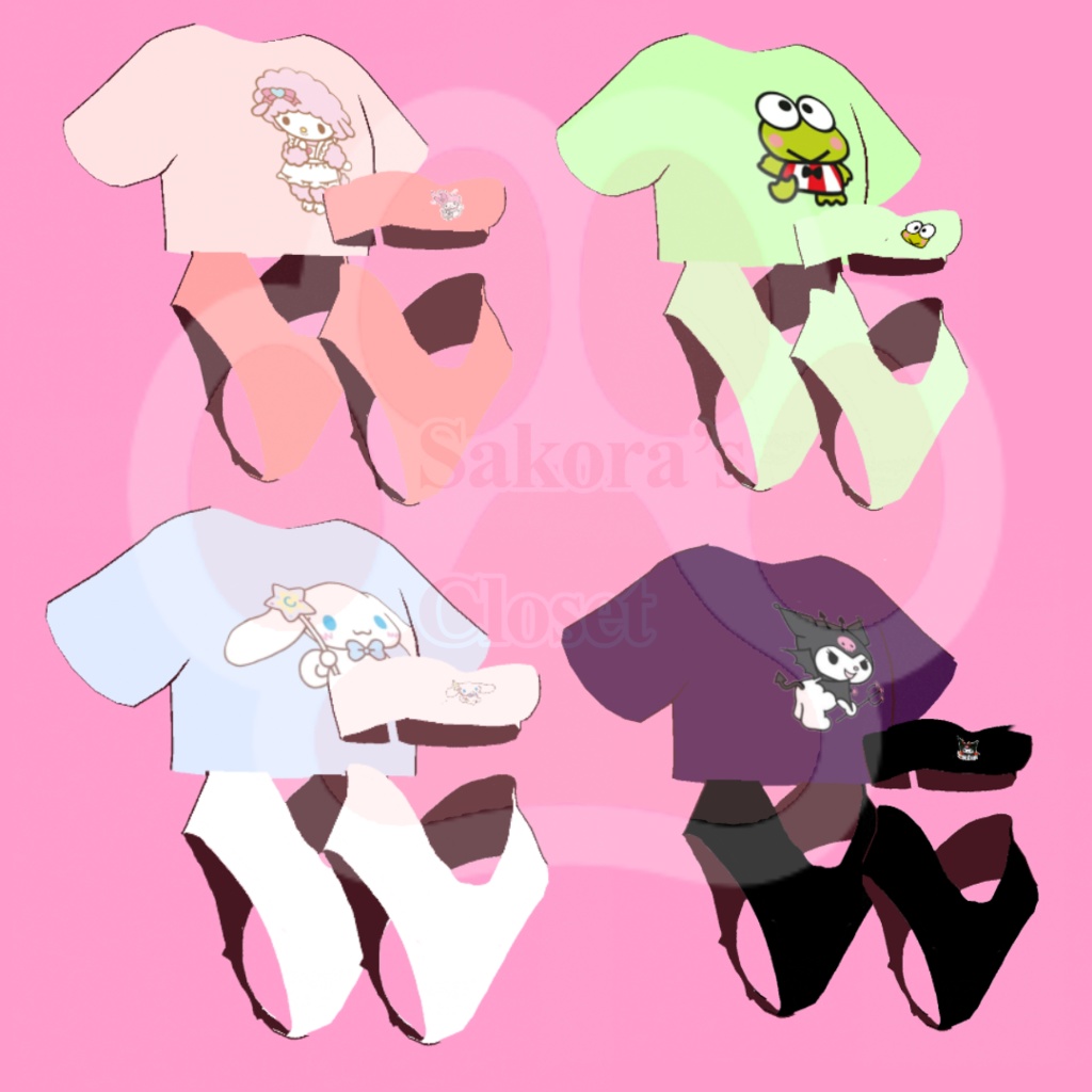 sanrio swimsuit set