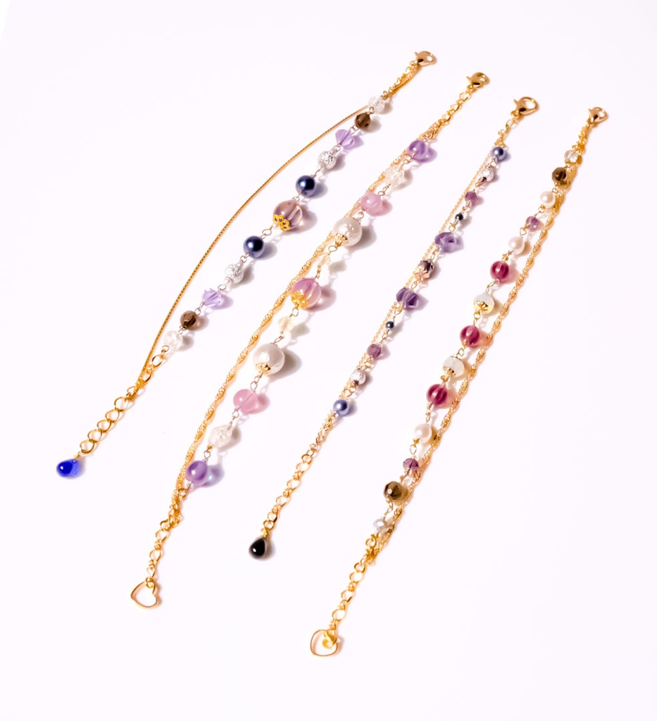 藤の簪 と チャーム