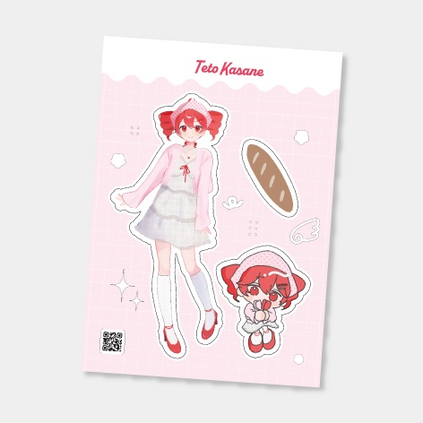 テトB6ハーフカットシール