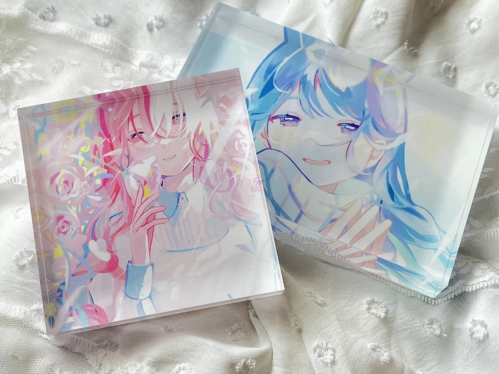 「冬が来たね」アクリルブロック