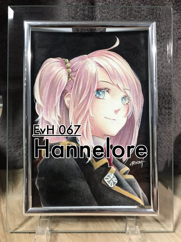 荒地のエーリカ原画 ポストカードサイズ