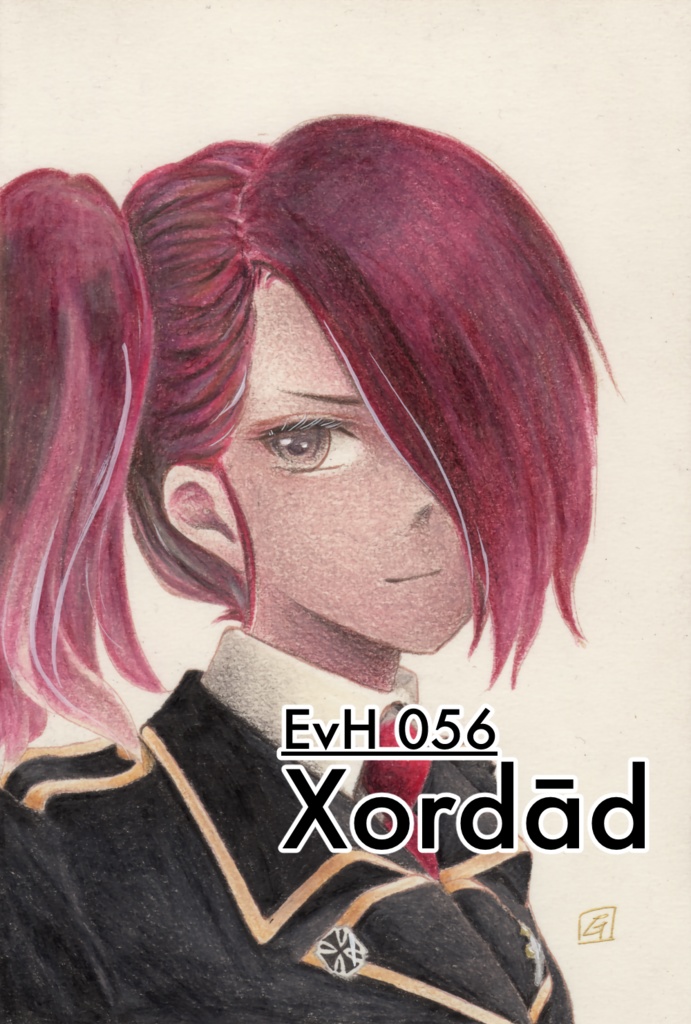 荒地のエーリカ原画 ポストカードサイズ