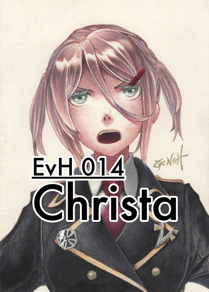 荒地のエーリカ原画 2Lサイズ