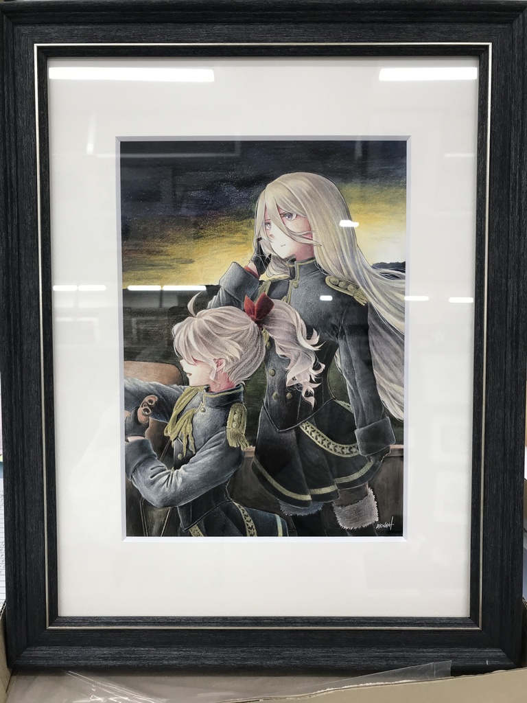 特別額装・水彩色鉛筆画①