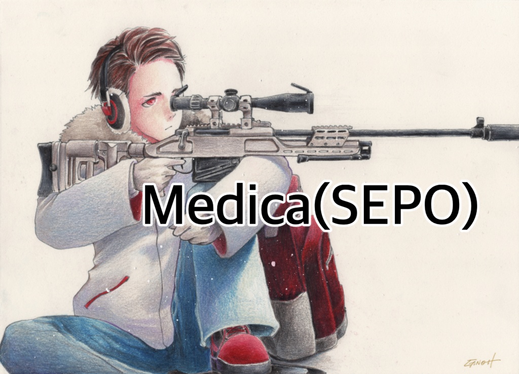 WHITEZONE B5、A4イラスト原画