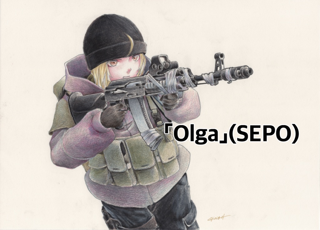 WHITEZONE B5、A4イラスト原画