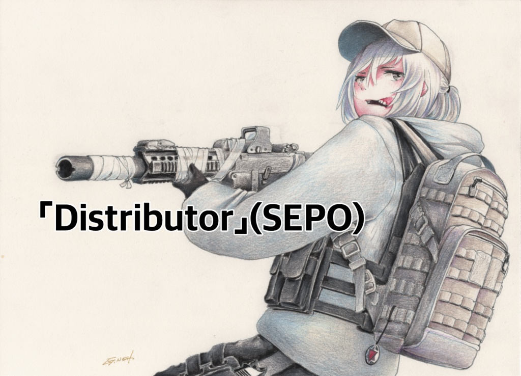 WHITEZONE B5、A4イラスト原画