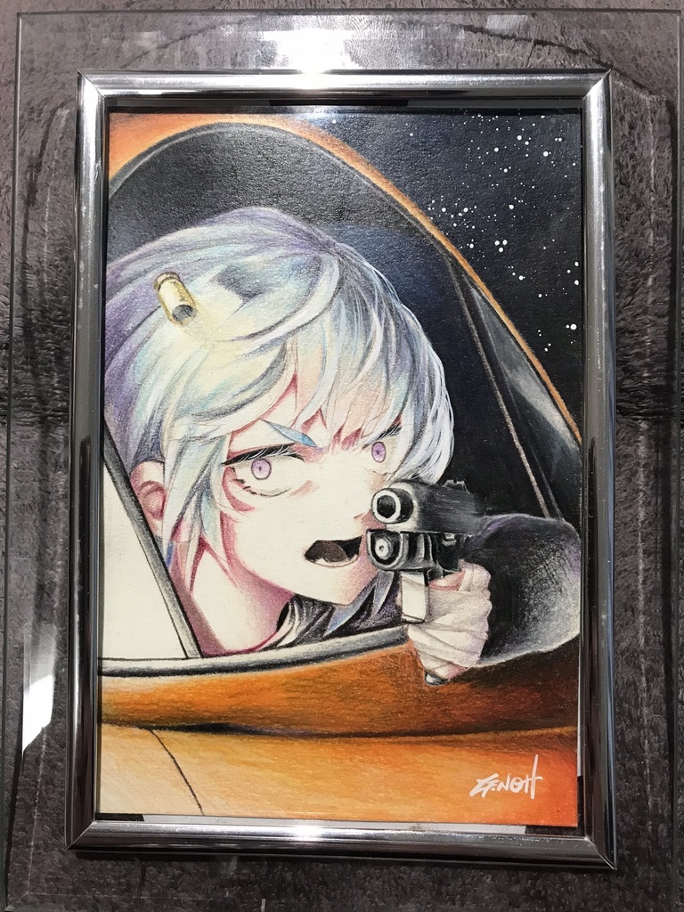 暗殺少女　ポストカード原画④