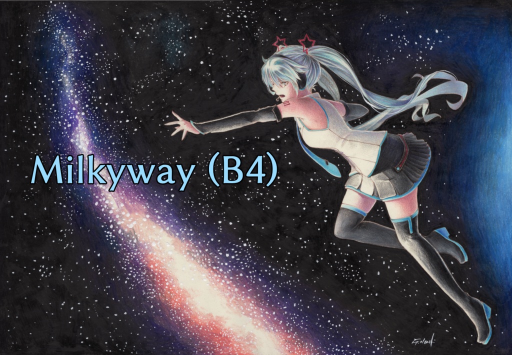 初音ミク原画A4,B4