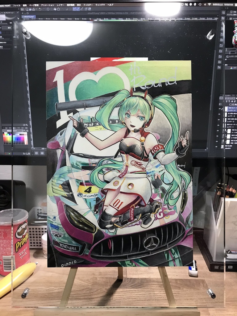初音ミク原画A4,B4