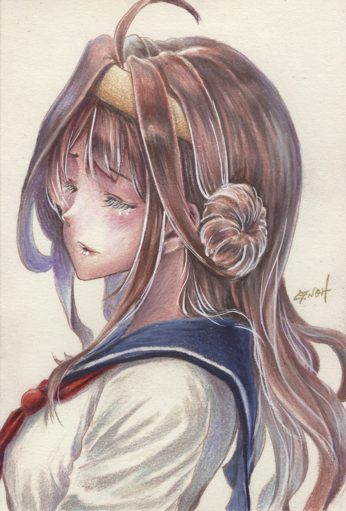 アナログポストカード 戦艦