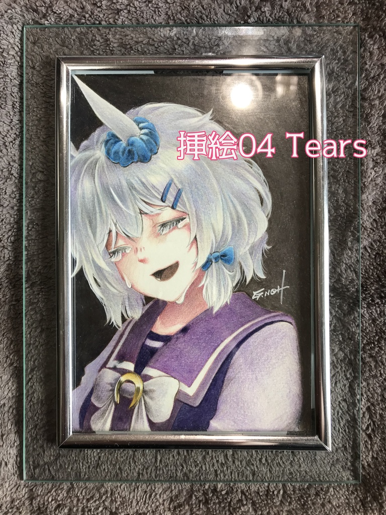 ポストカード原画「新刊挿絵」