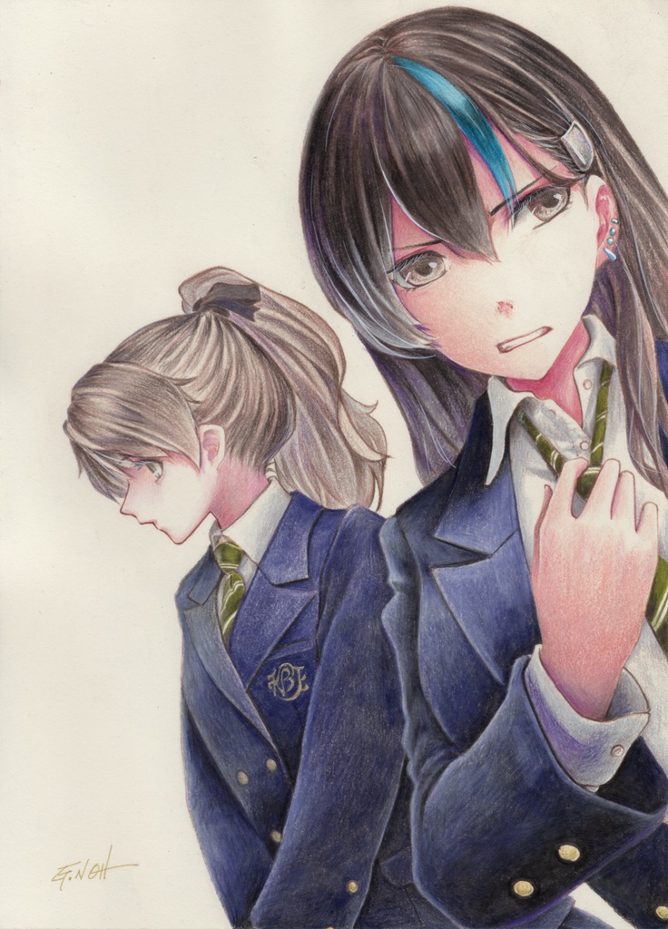 アナログ原画イラスト(B5)