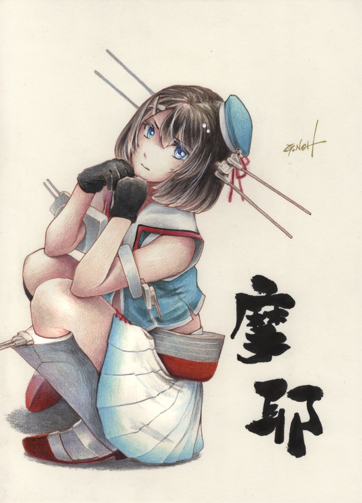 アナログ原画イラスト(B5)