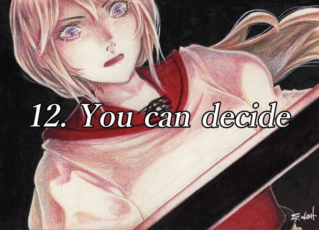 「竜殺しの自動人形」原画イラスト 2Lサイズ