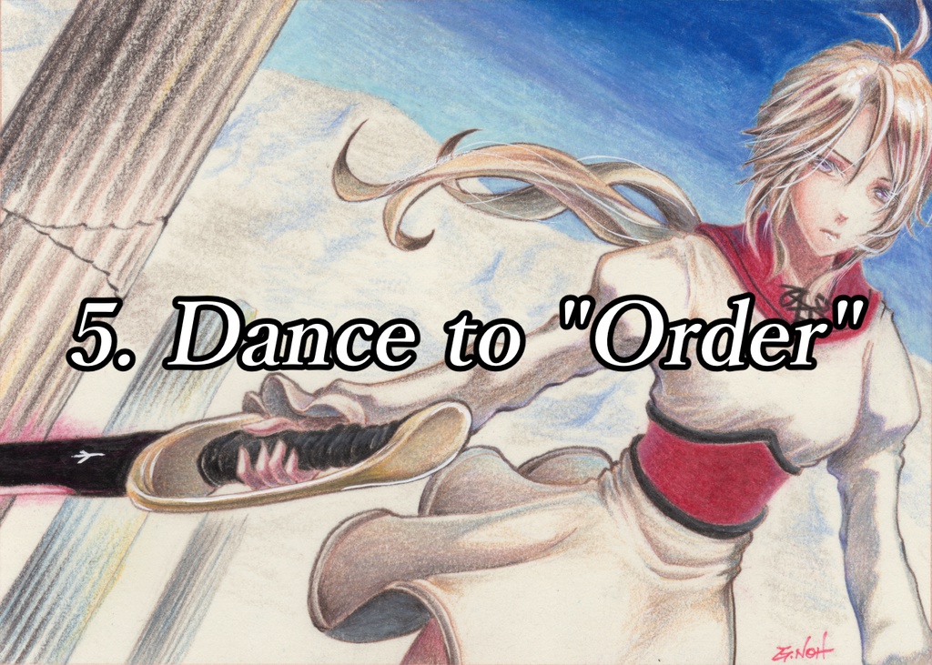 「竜殺しの自動人形」原画イラスト 2Lサイズ