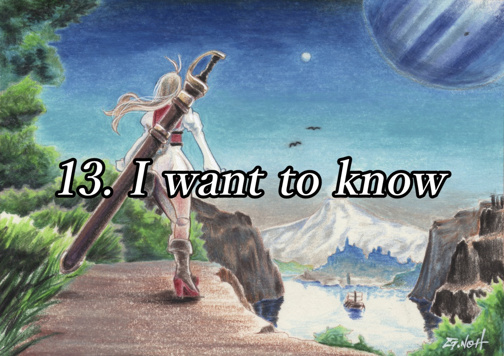 「竜殺しの自動人形」原画イラスト 2Lサイズ