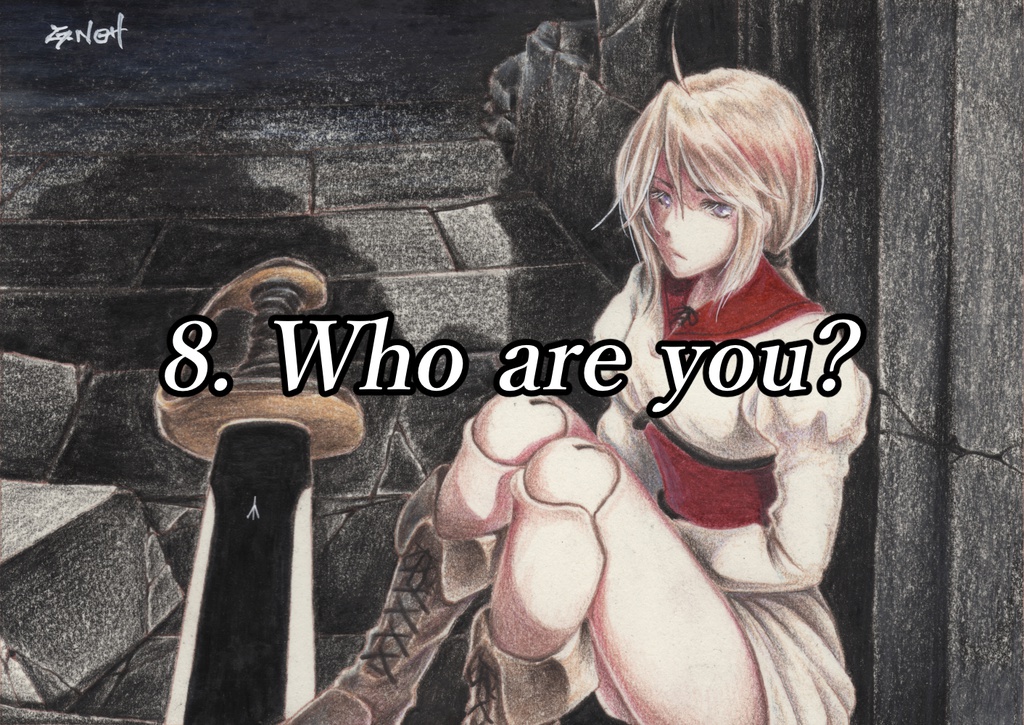 「竜殺しの自動人形」原画イラスト 2Lサイズ