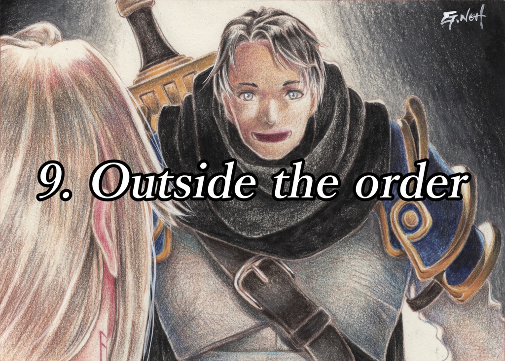 「竜殺しの自動人形」原画イラスト 2Lサイズ