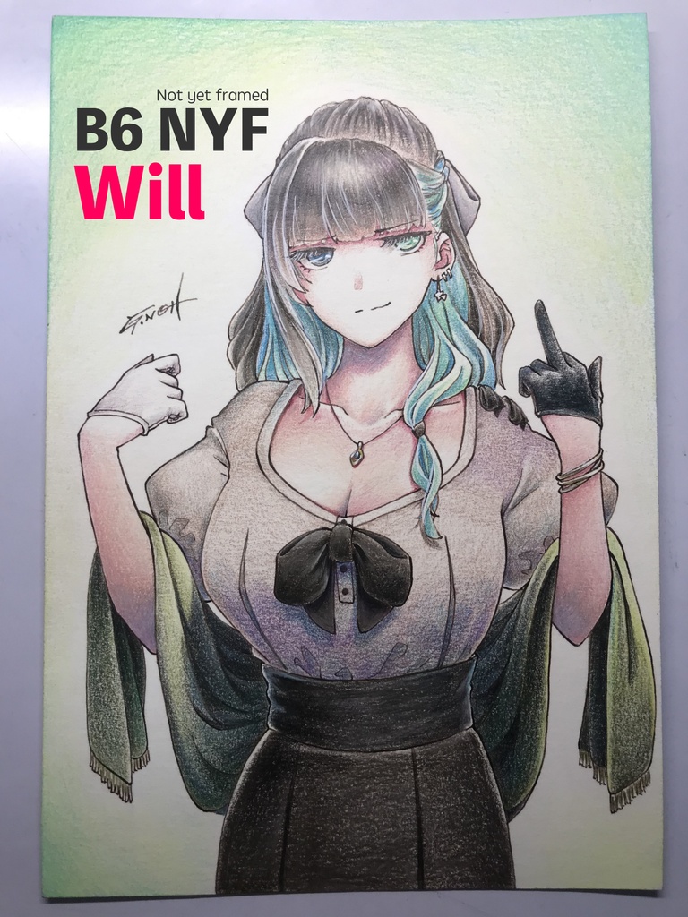 【Not yet framed】B6原画【未額装作品】