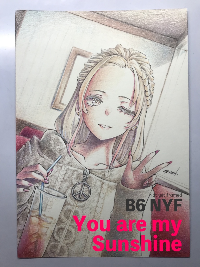 【Not yet framed】B6原画【未額装作品】