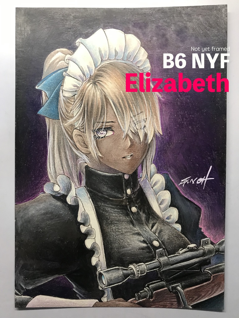 【Not yet framed】B6原画【未額装作品】