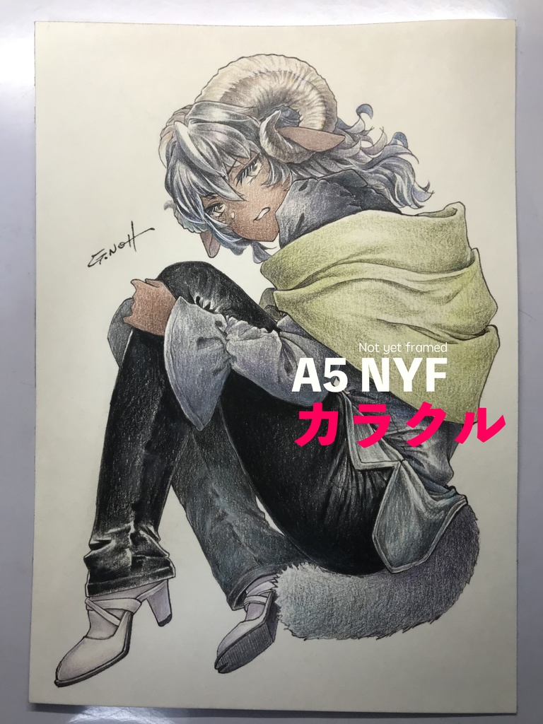 【Not yet framed】A5原画【未額装作品】