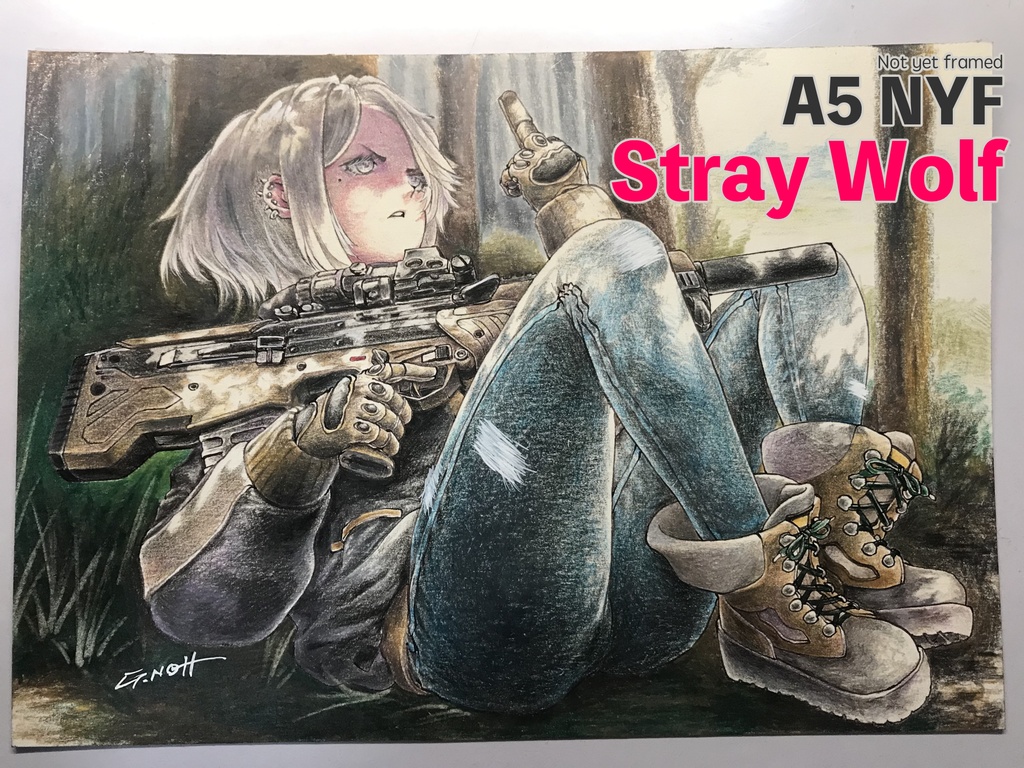 【Not yet framed】A5原画【未額装作品】