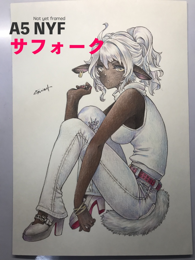【Not yet framed】A5原画【未額装作品】
