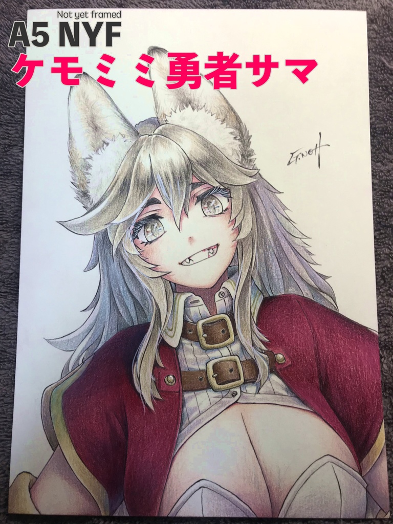 【Not yet framed】A5原画②【未額装作品】