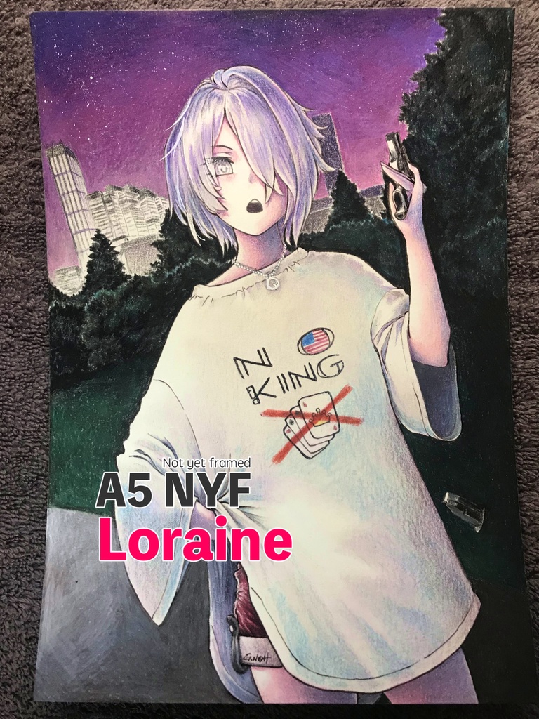 【Not yet framed】A5原画②【未額装作品】