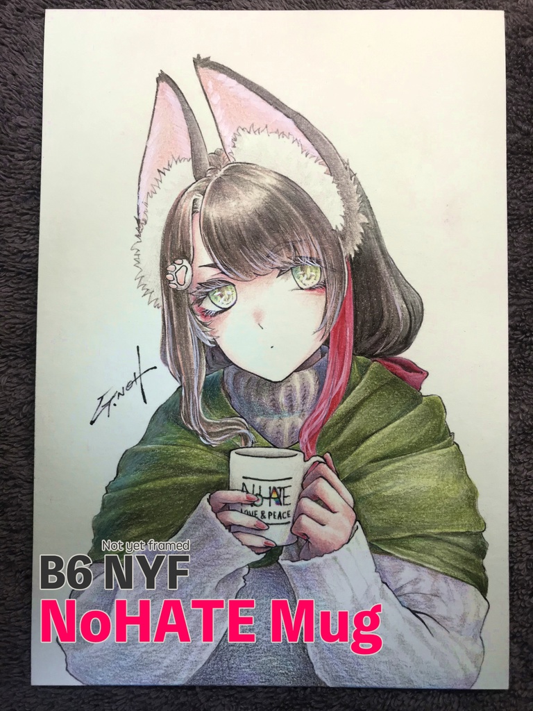 【Not yet framed】B6原画②【未額装作品】