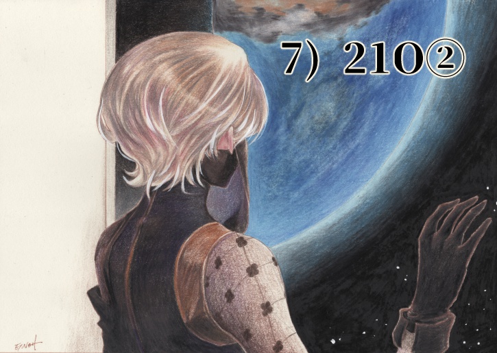 NieR:Automata合同誌「命ノ記憶」挿絵原画イラスト