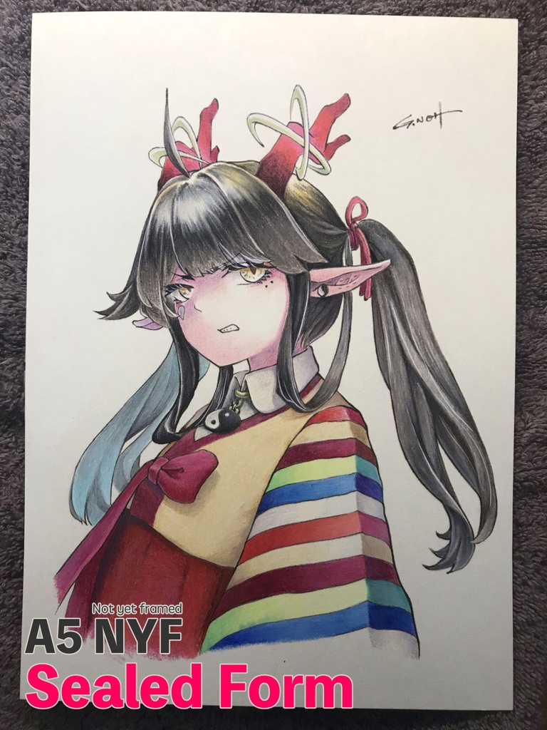 【Not yet framed】A5原画③【未額装作品】