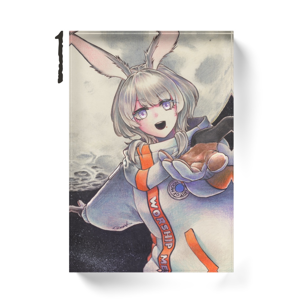 Moon Rabbits アクリルブロック